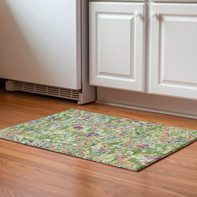 Premium Machine Washable Prisco Fern Rug