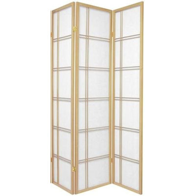 70.5" Tall Double Cross Shoji Panel Room Divider