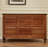 American-style Walnut & Glass Sideboard