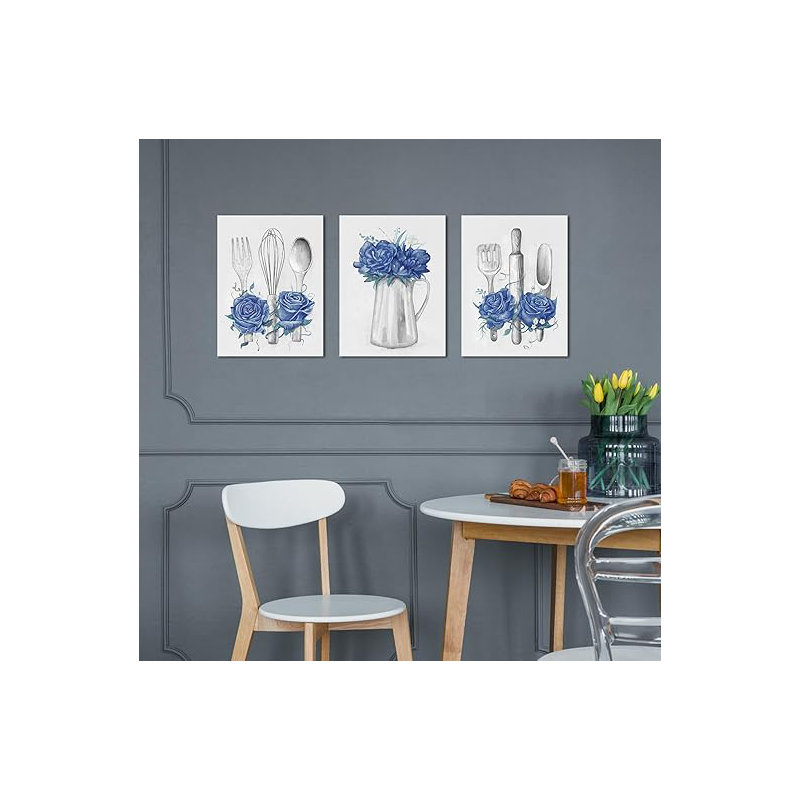 "Kitchen Art", bleu