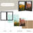 4" x 6" Double Folding Black Picture Frame