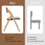 Chaise rembourrée empilable rembourrée et rembourrée-341229715