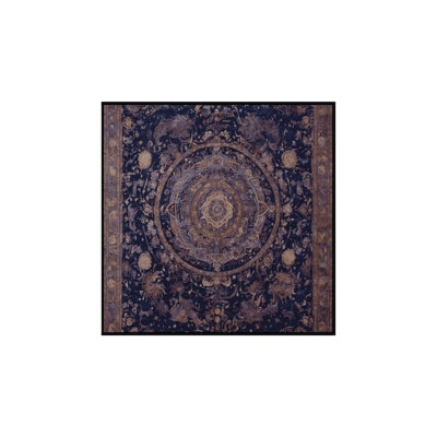 Machine Washable Black Area Rug