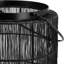 Wire Tabletop Candle Black Lantern with Handle for Indoor and Outdoor Use-1591451105