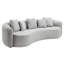 Lit superposé gris Bellos avec 5 coussins décoratifs