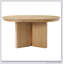 Table de salle à manger ovale extensible de style ferme moderne avec pied central et patins réglables pour des solutions d'aménagement flexibles dans la cuisine
