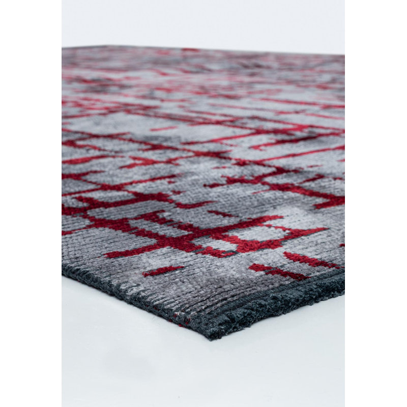 Amauche Striped Hand Loom Indoor / Outdoor Area Rug, Rectangle 6'6" x 9'10"