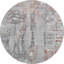 Tapis abstrait lavable à la machine de qualité supérieure Mayfield AMF2120-496784994-496784997