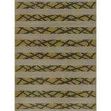 Vintage One-of-a-Kind Rectangle 4'2" X 5'8" Hand Knotted Area Rug