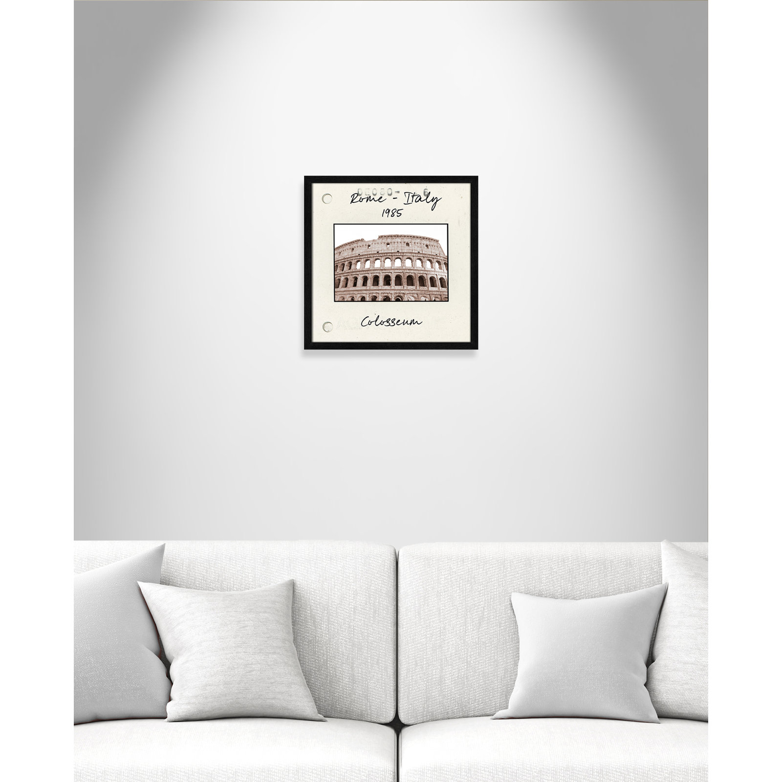 Ritona "Rome, Italy - Colosseum" Print, Black Single Picture Framed Paper, 17" H x 17" W x 0.75" D