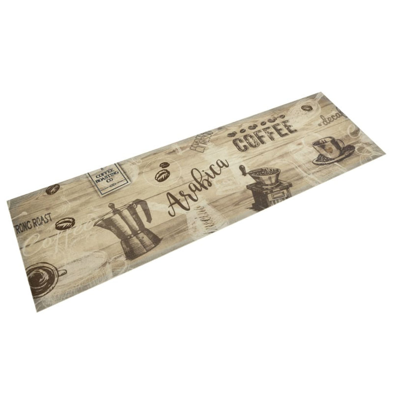 Snyderville Kitchen Mat, Light Brown, 45 x 150 cm