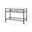 White Cultured Marble Top & Grey Finish Kitchen Island