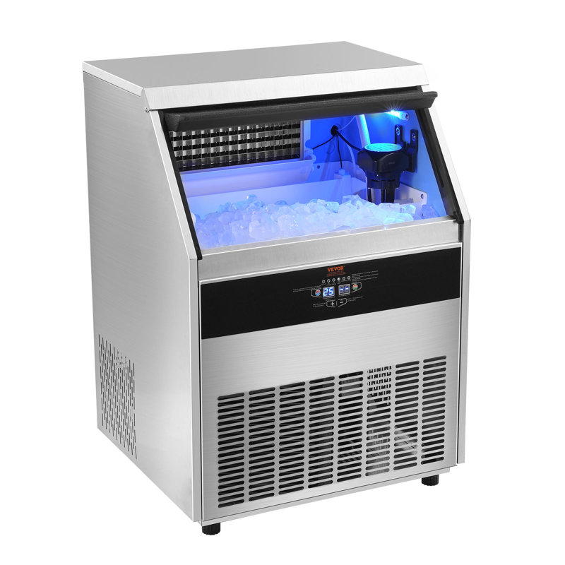 VEVOR 330 Lb. Daily Production Cube Clear Ice Freestanding Ice Maker