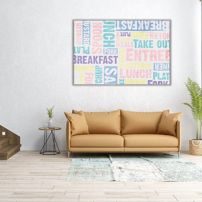 Petit déjeuner déjeuner doux - reproduction d'art sur toile, H 16 po x l 24 po