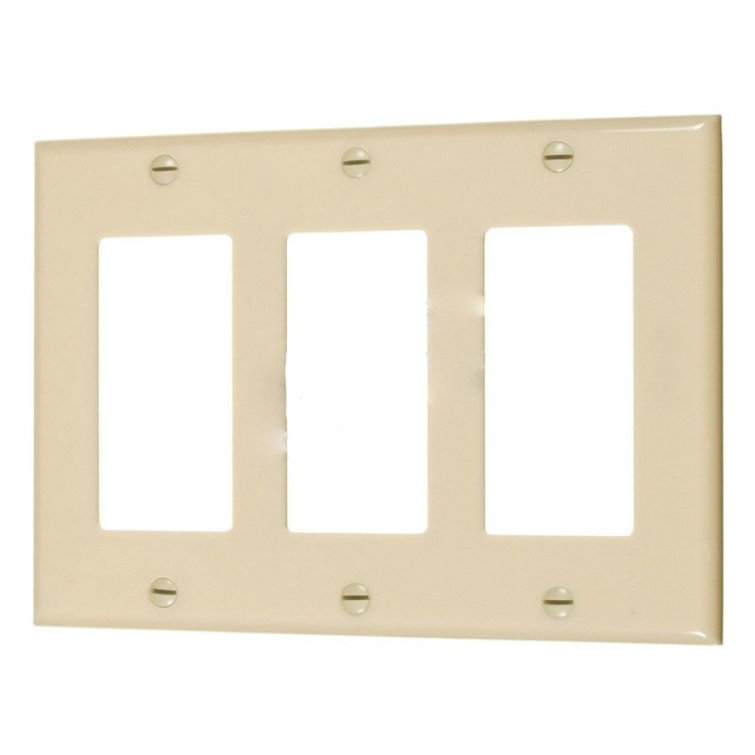 Plumbing N Parts 3 - Gang Rocker Standard Wall Plate - Wayfair Canada