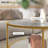 HOMCOM Side Table With Storage