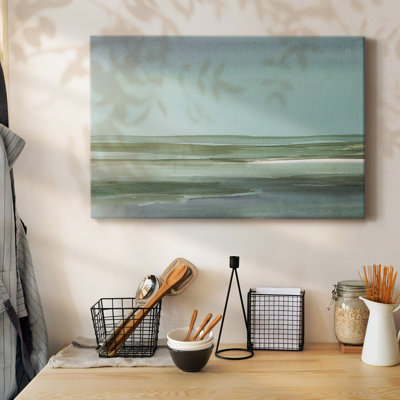 Aqua Reflections I-Gallery Wrapped Canvas