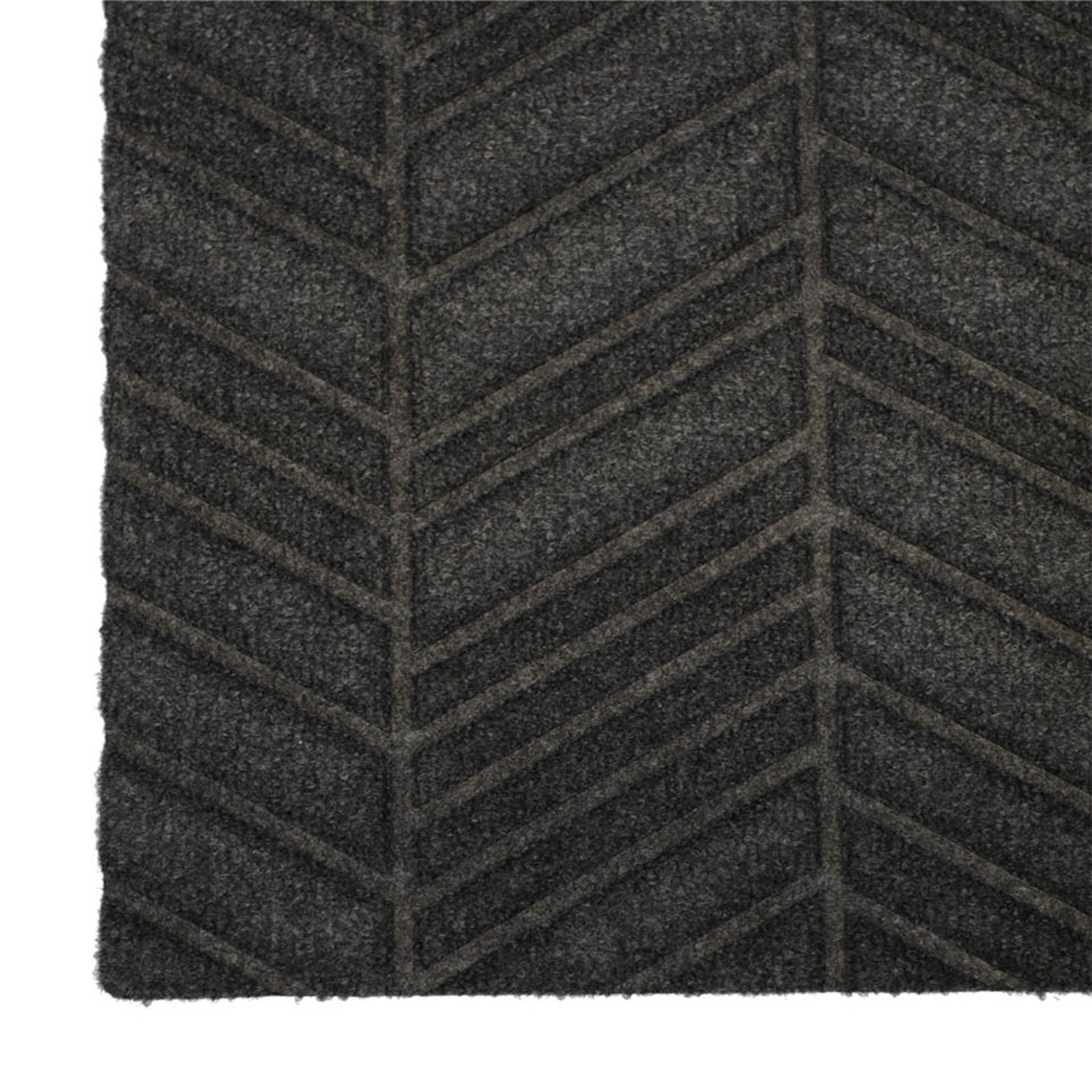 WaterHog Luxe In Vein Non-Slip Indoor/Outdoor Door Mat, 21.5" W x 70" L, Graphite