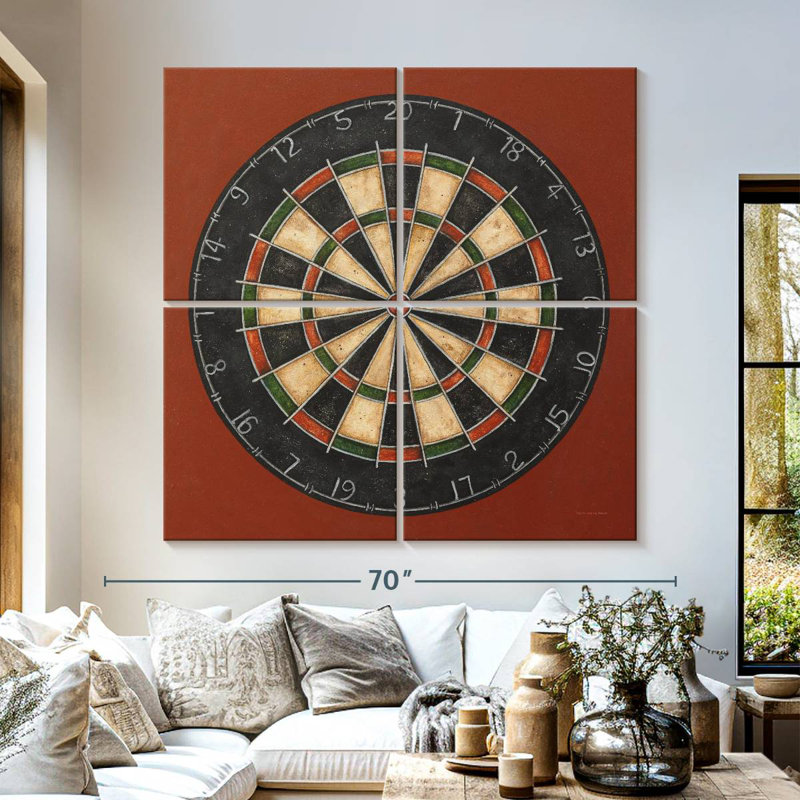 Senne Dartboard, 57" H x 57" W