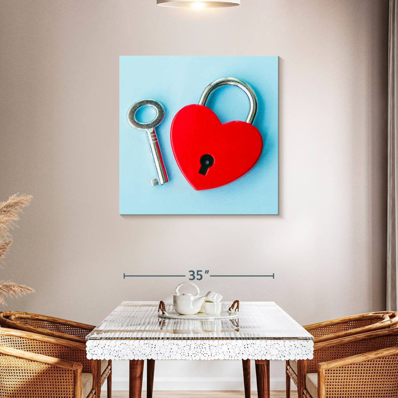 Hardie Heart Padlock And Key