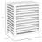 Lid Laundry Basket With Removable Inner Pouch, 19.75x14.25x23.5 Inches, White, Space For Organized Items Hamper Detachable Liner, Clothes Storage