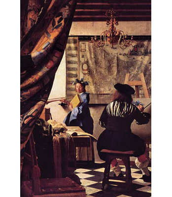" The Allegory Of Painting " by Johannes Vermeer