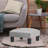 15.7'' Wide Square Footstool Upholstered Ottoman-266301437