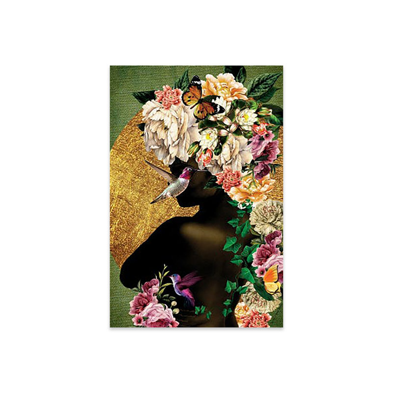 Women in Bloom - Destiny Blooming, impression sur verre acrylique, H 24 po x l 16 po x P 0,25 po