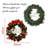 Faux Lighted 11.81'' Wreath