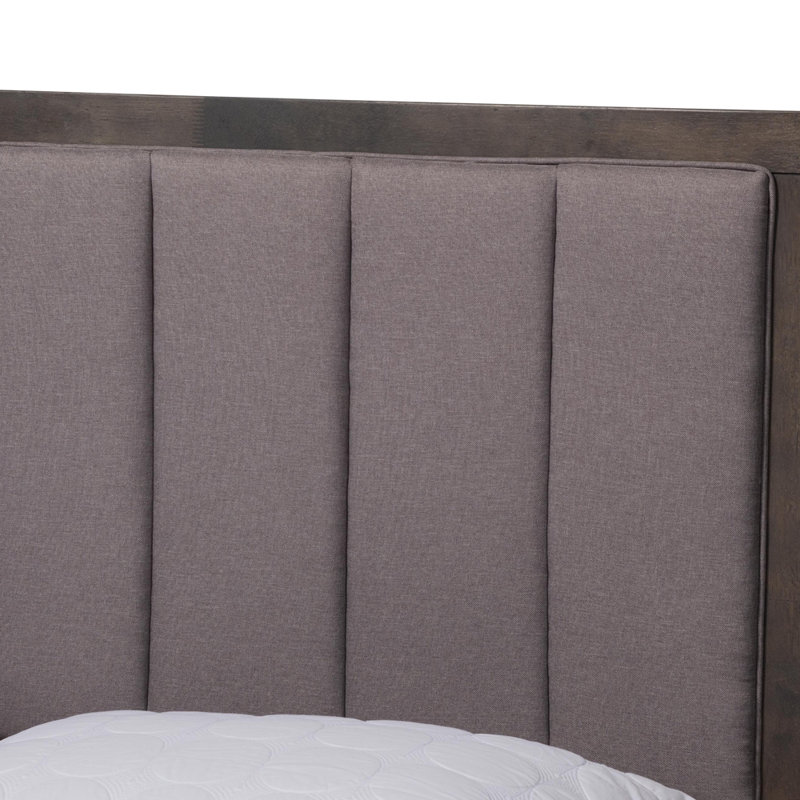 Ciarra Upholstered Canopy, King Bed, Gray/Green Gray 87.3'' H X 85.4'' L X 79.35'' W, King