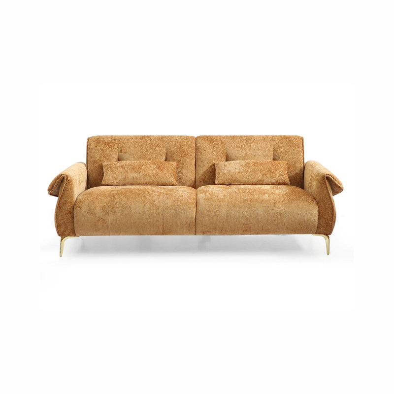 Canapé Livia, Jaune, H 34,3 po x l 81,1 po x P 31,5 po