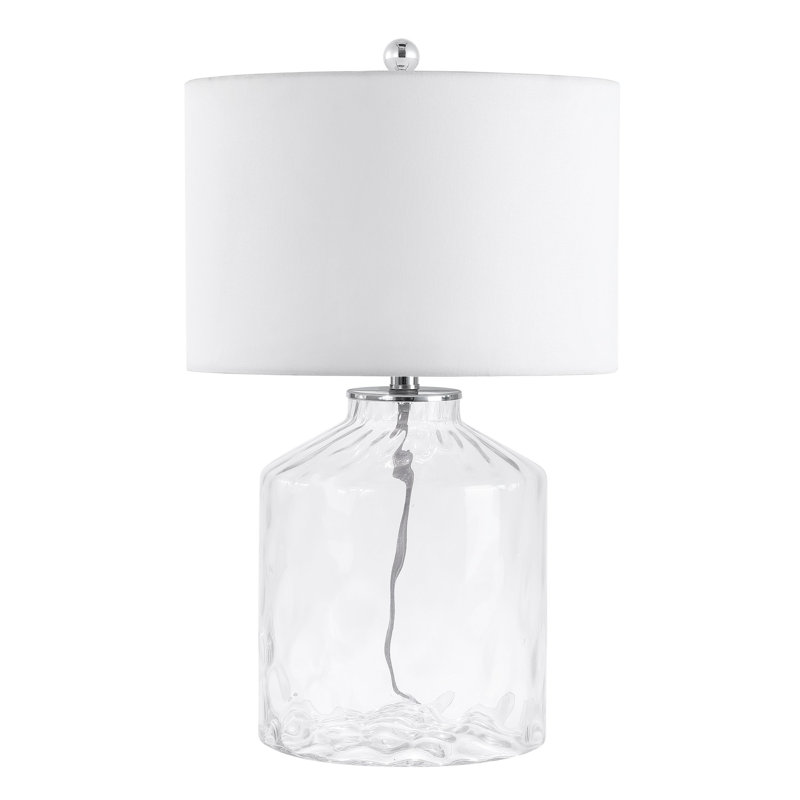 Lampe de table transparente 23 po Roseburg