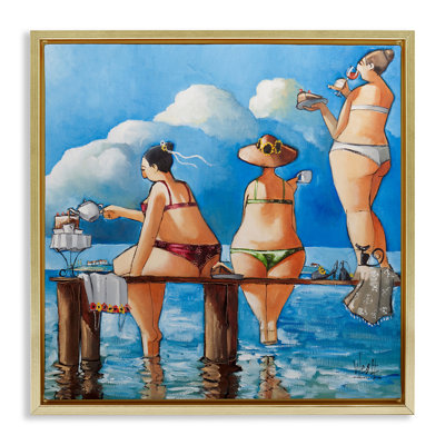Dames de plage fantaisistes