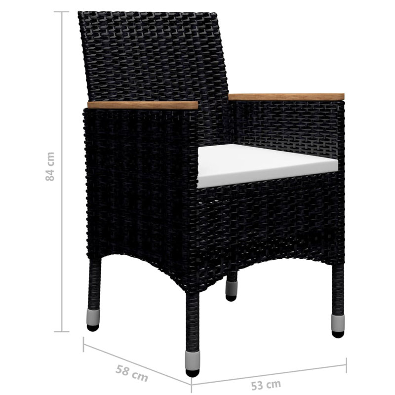 Ensemble repas, Blanc/Noir