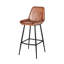 Theressa Upholstered Counter Stool with Metal Frame-179284571