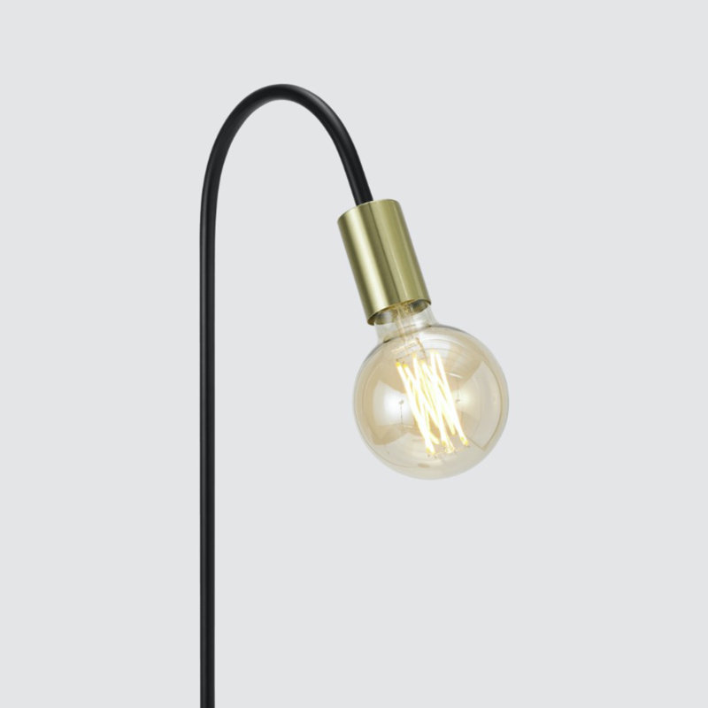 Devere 155cm Black Task Floor Lamp