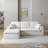 Compression 102" Wide Corduroy Sectional Sofa, All-High-Density Foam Construction, No Assembly-1289225698
