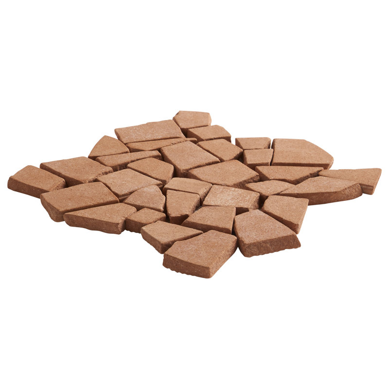 Verona 11.73 In. X 11.73 In. Matte Terracotta Mosaic Floor And Wall Tile (5.7 Sq. Ft. / Case)