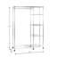 Phoebe 120cm Wide Clothes Rack