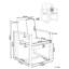 Rynell Patio Dining Armchair with Cushion