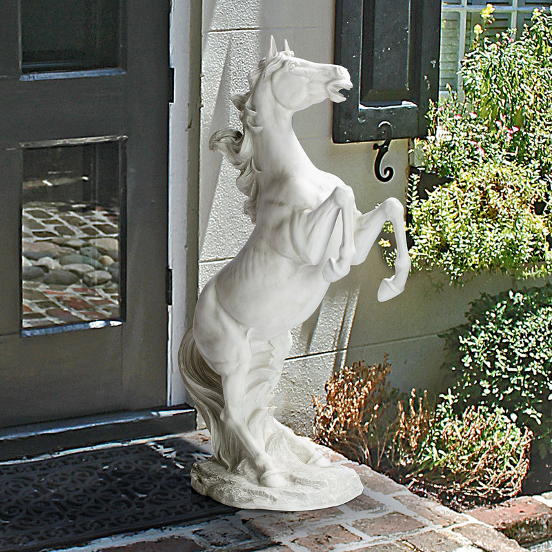 Statue de cheval mustang Majestic