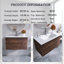 Meuble-lavabo flottant 30 po avec lavabo en céramique blanche et grand rangement blanc brillant-840637923-840637925
