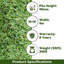 Breeah 40mm Premium Pet-Friendly Artificial Grass-5m(16'4") X 4m(13'1")-20m²