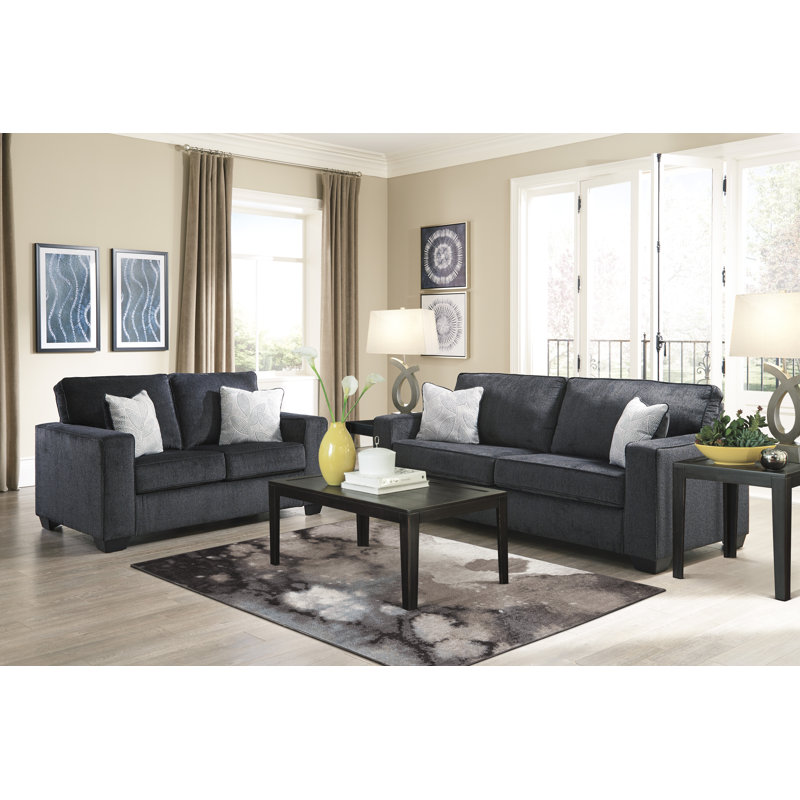 Canapé, causeuse, fauteuil et repose-pieds Altari