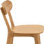 Ensemble de 4 chaises de salle à manger en bois, chaise de cuisine en bois massif avec dossier incurvé, chaises d'appoint modernes sans accoudoirs, patins réglables-1134082572
