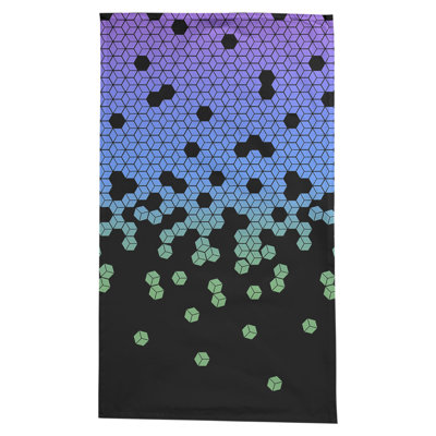 Leffel Tumbling Cube Pattern Tablecloth