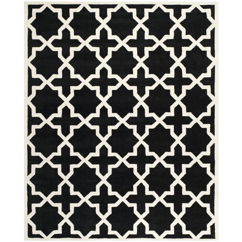 Chatham Hand Tufted Wool Geometric Rug, Rectangle 8'9" x 12'