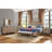 Queen Panel Bed In Sand Finish With Transitional Casual Design
