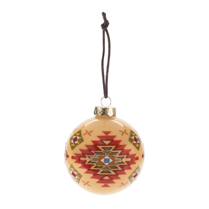 Ornement boule de verre Western (ensemble de 6)