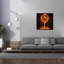 «Wine Glass Flame Abstract» par Rey Klimt, art mural sur toile-926413883